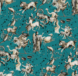 Brunschwig & Fils COSMIQUE TEAL Wallpaper
