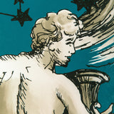 Brunschwig & Fils COSMIQUE TEAL Wallpaper