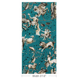 Brunschwig & Fils COSMIQUE TEAL Wallpaper