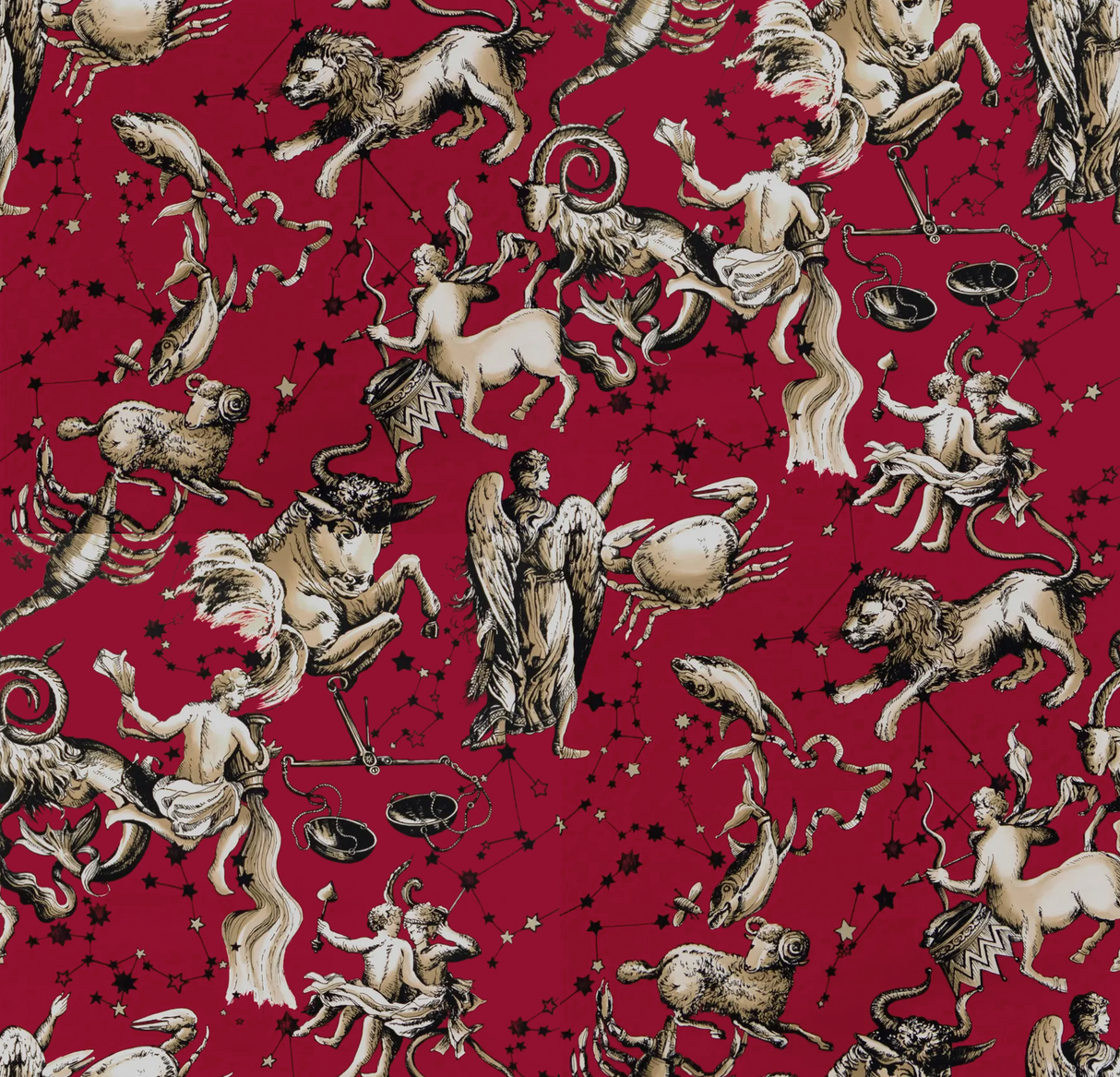 Brunschwig & Fils COSMIQUE RUBY Wallpaper