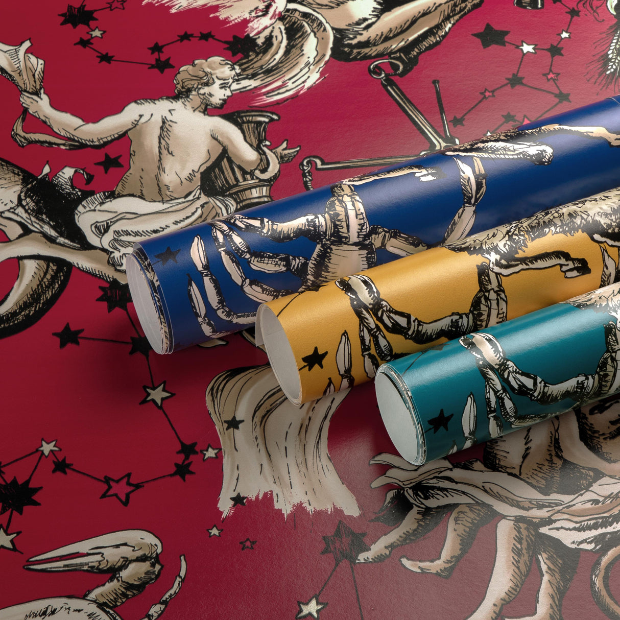 Brunschwig & Fils COSMIQUE RUBY Wallpaper