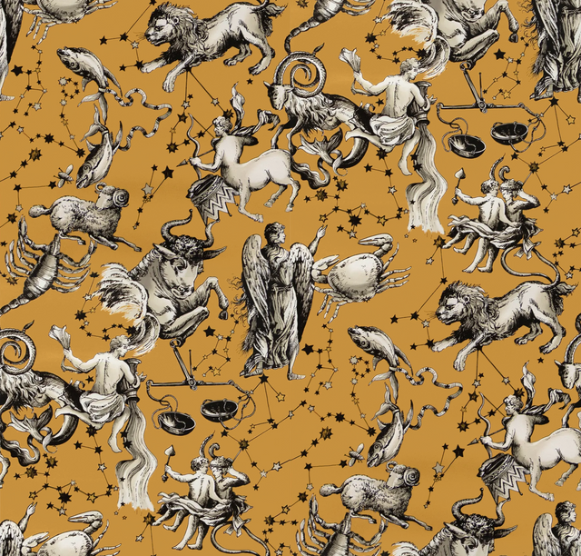 Brunschwig & Fils COSMIQUE GOLD Wallpaper