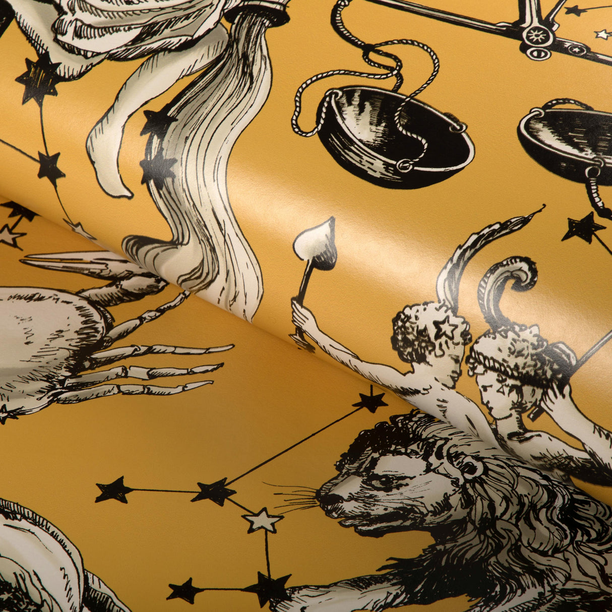 Brunschwig & Fils COSMIQUE GOLD Wallpaper