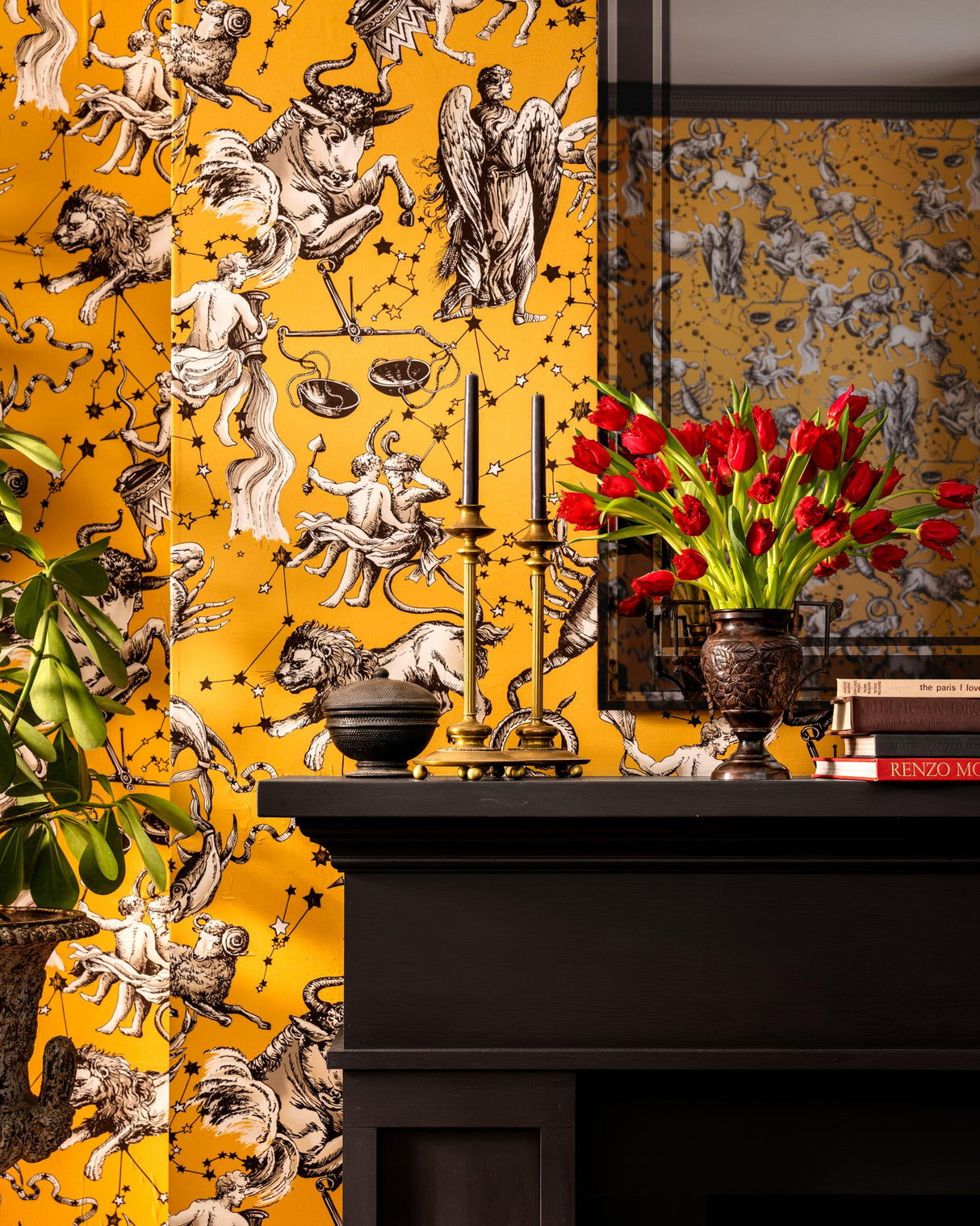 Brunschwig & Fils COSMIQUE GOLD Wallpaper