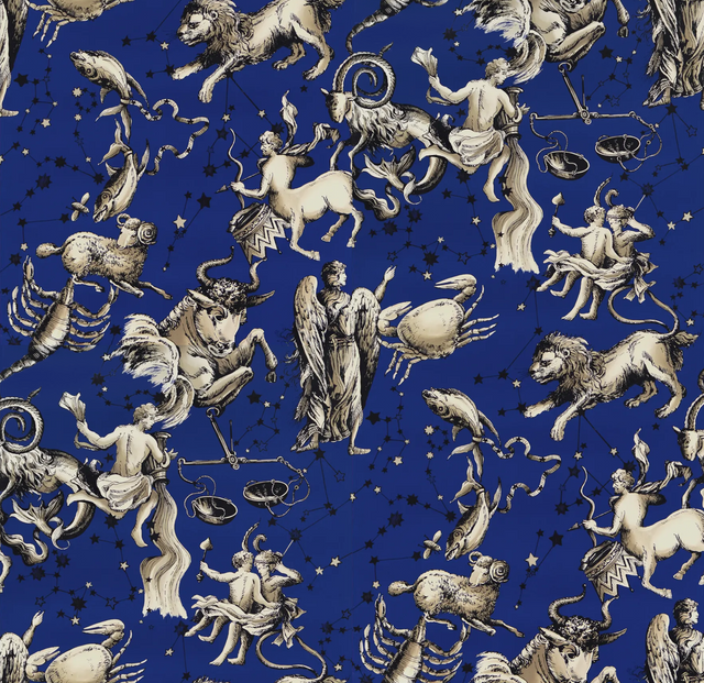 Brunschwig & Fils COSMIQUE SAPPHIRE Wallpaper