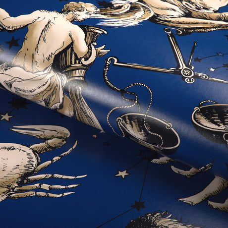 Brunschwig & Fils COSMIQUE SAPPHIRE Wallpaper