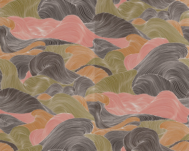 Brunschwig & Fils TOURBILLON MULTI Wallpaper