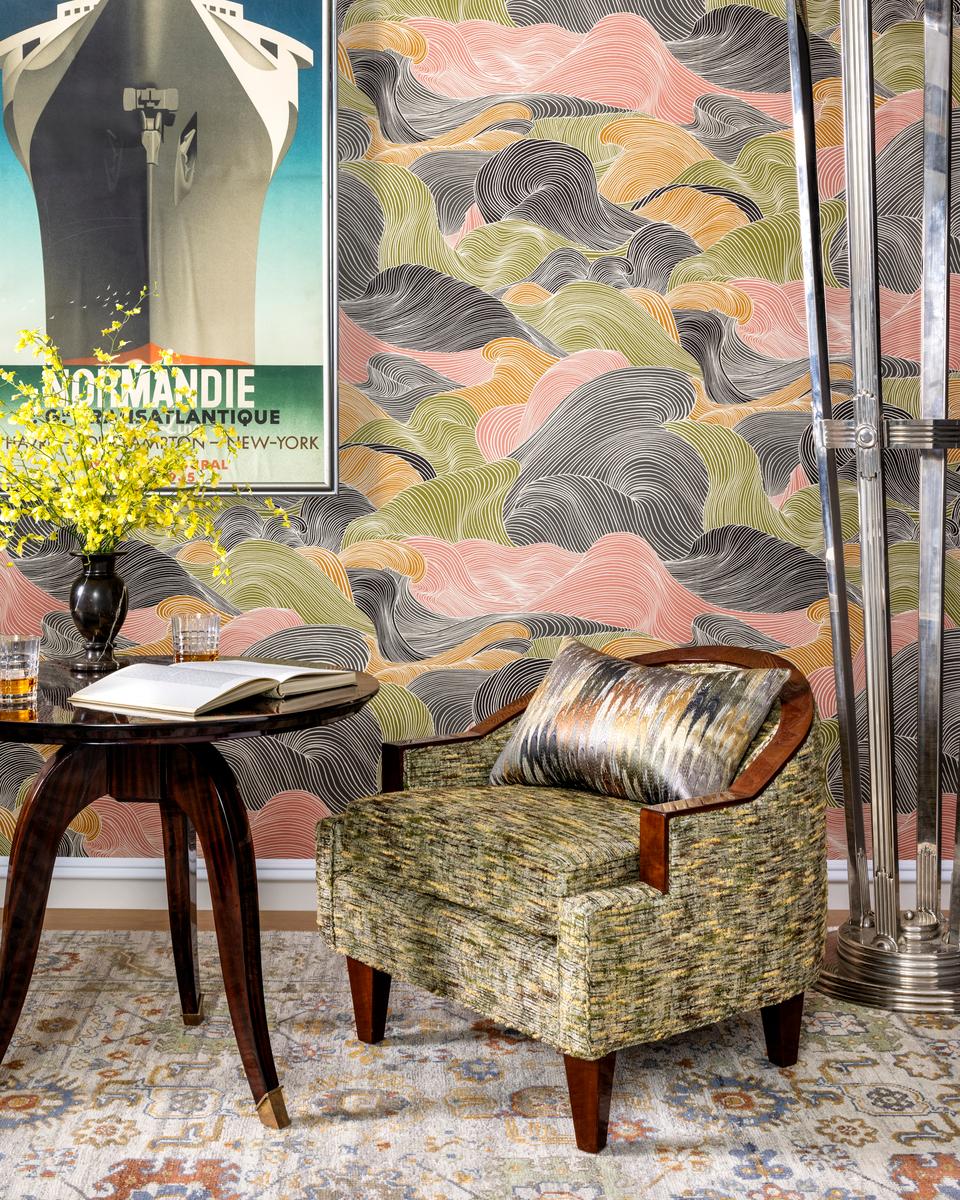 Brunschwig & Fils TOURBILLON MULTI Wallpaper