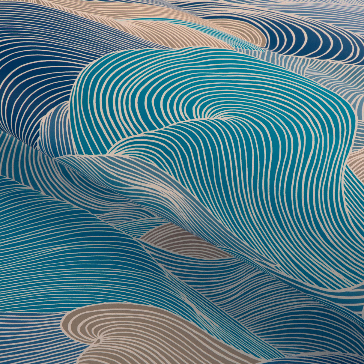 Brunschwig & Fils TOURBILLON LAPIS Wallpaper