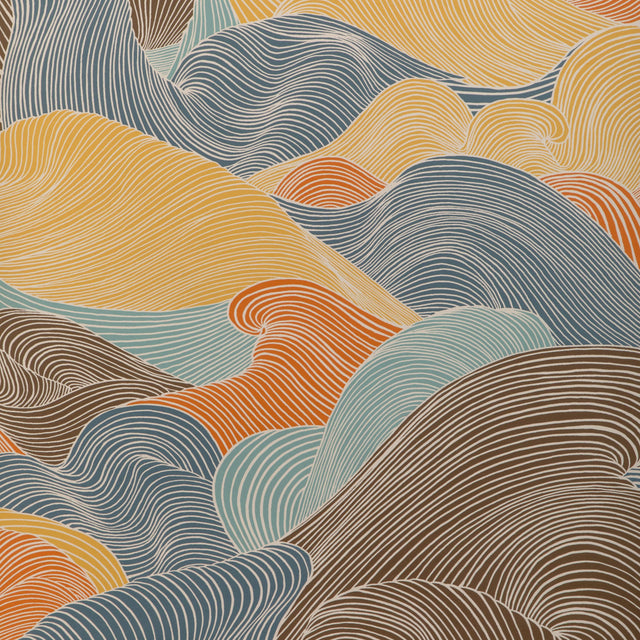 Brunschwig & Fils TOURBILLON TOPAZ Wallpaper