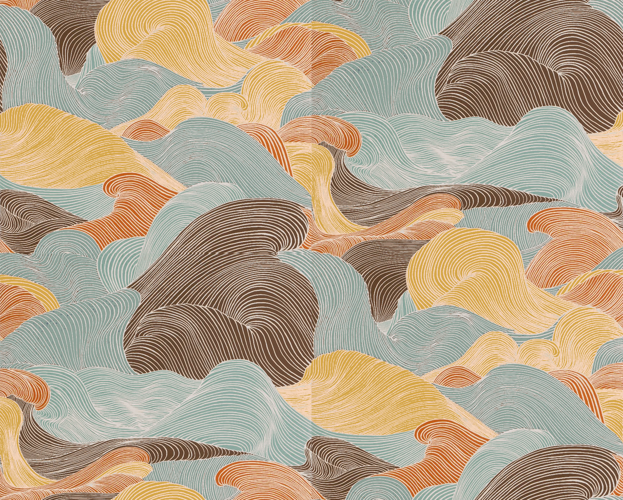 Brunschwig & Fils TOURBILLON TOPAZ Wallpaper