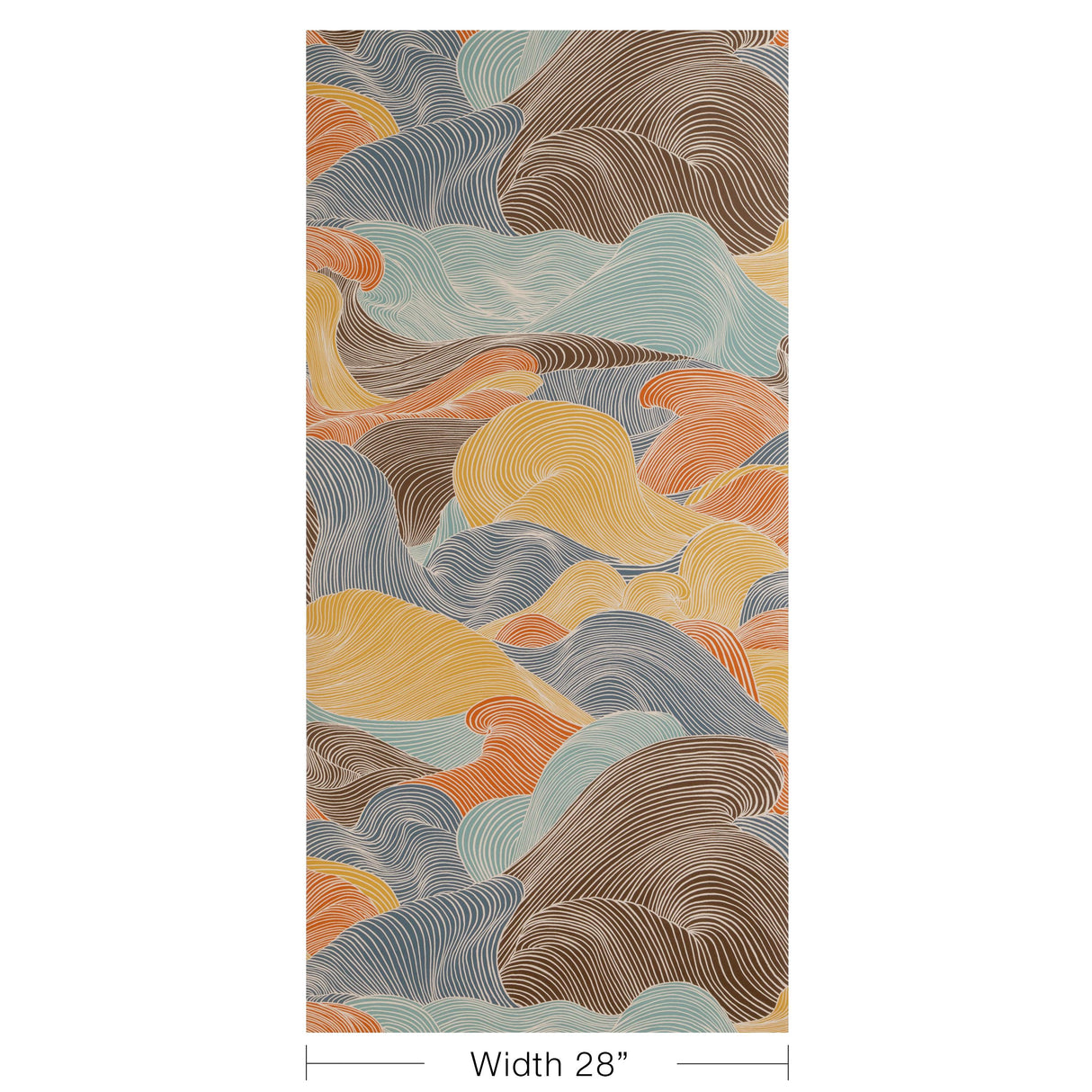 Brunschwig & Fils TOURBILLON TOPAZ Wallpaper