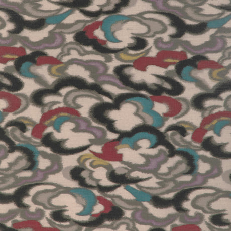 Brunschwig & Fils STRATUS TEAL/MULTI Wallpaper
