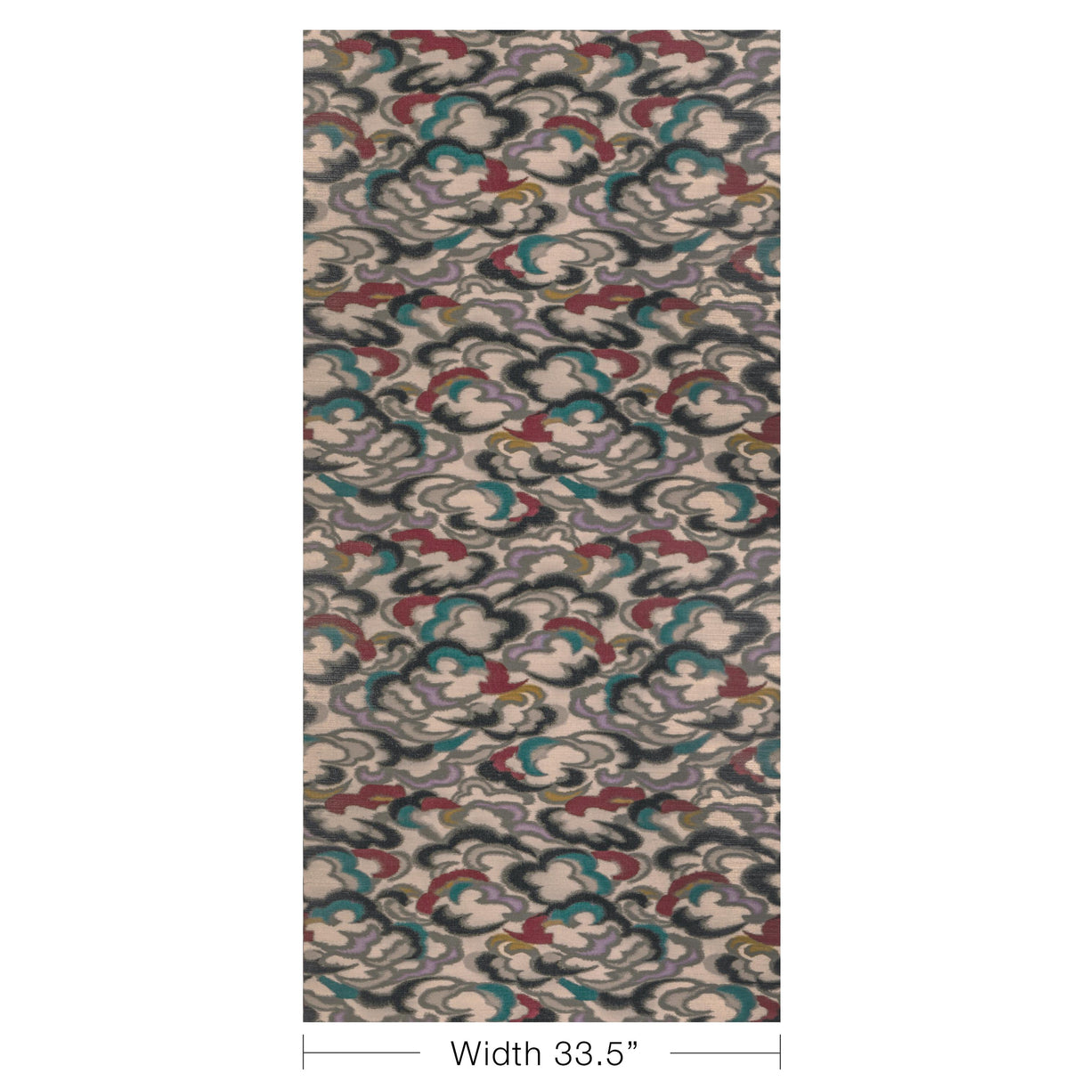 Brunschwig & Fils STRATUS TEAL/MULTI Wallpaper