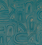 Brunschwig & Fils TIMBRE TEAL Wallpaper