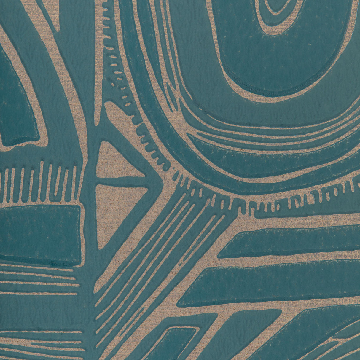 Brunschwig & Fils TIMBRE TEAL Wallpaper