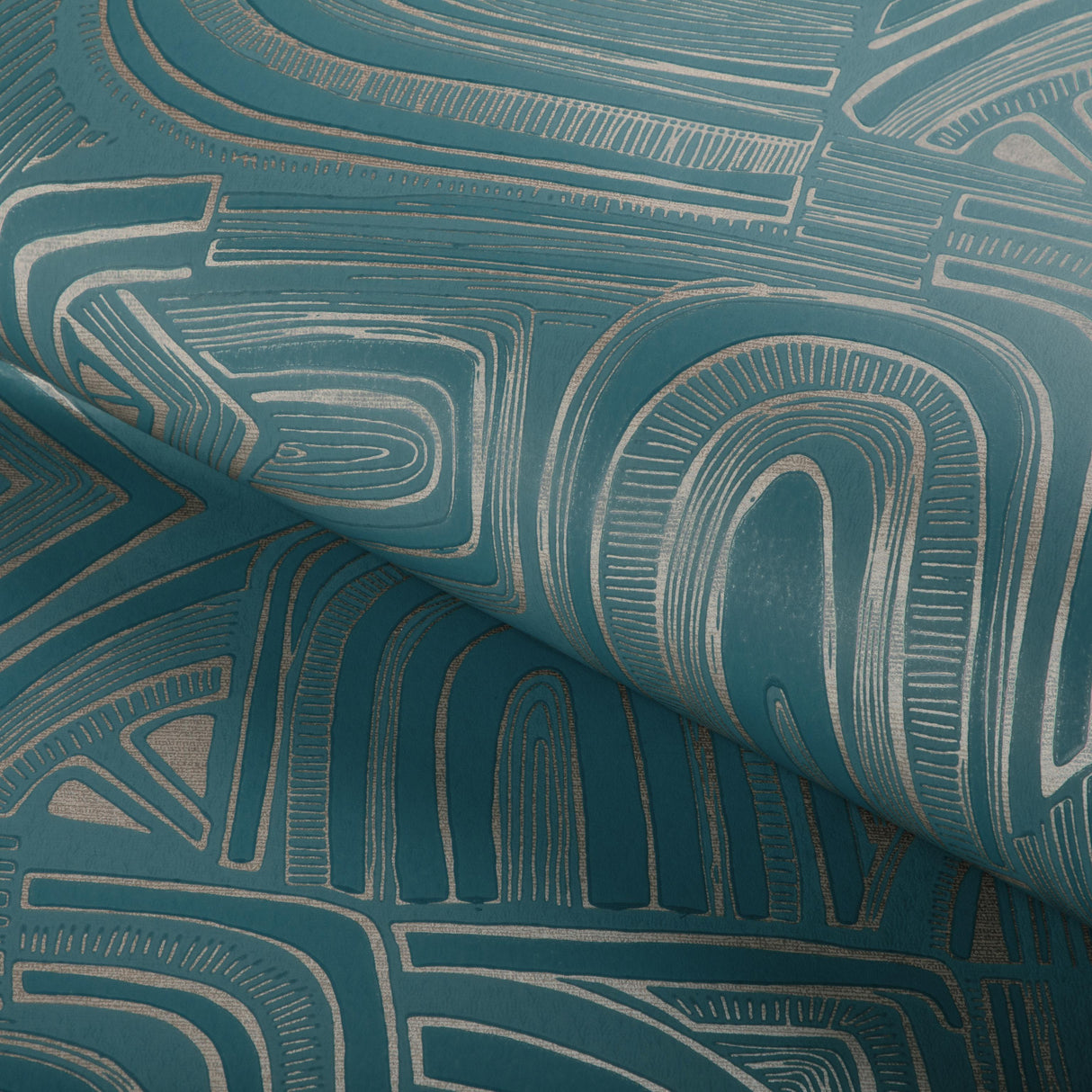 Brunschwig & Fils TIMBRE TEAL Wallpaper