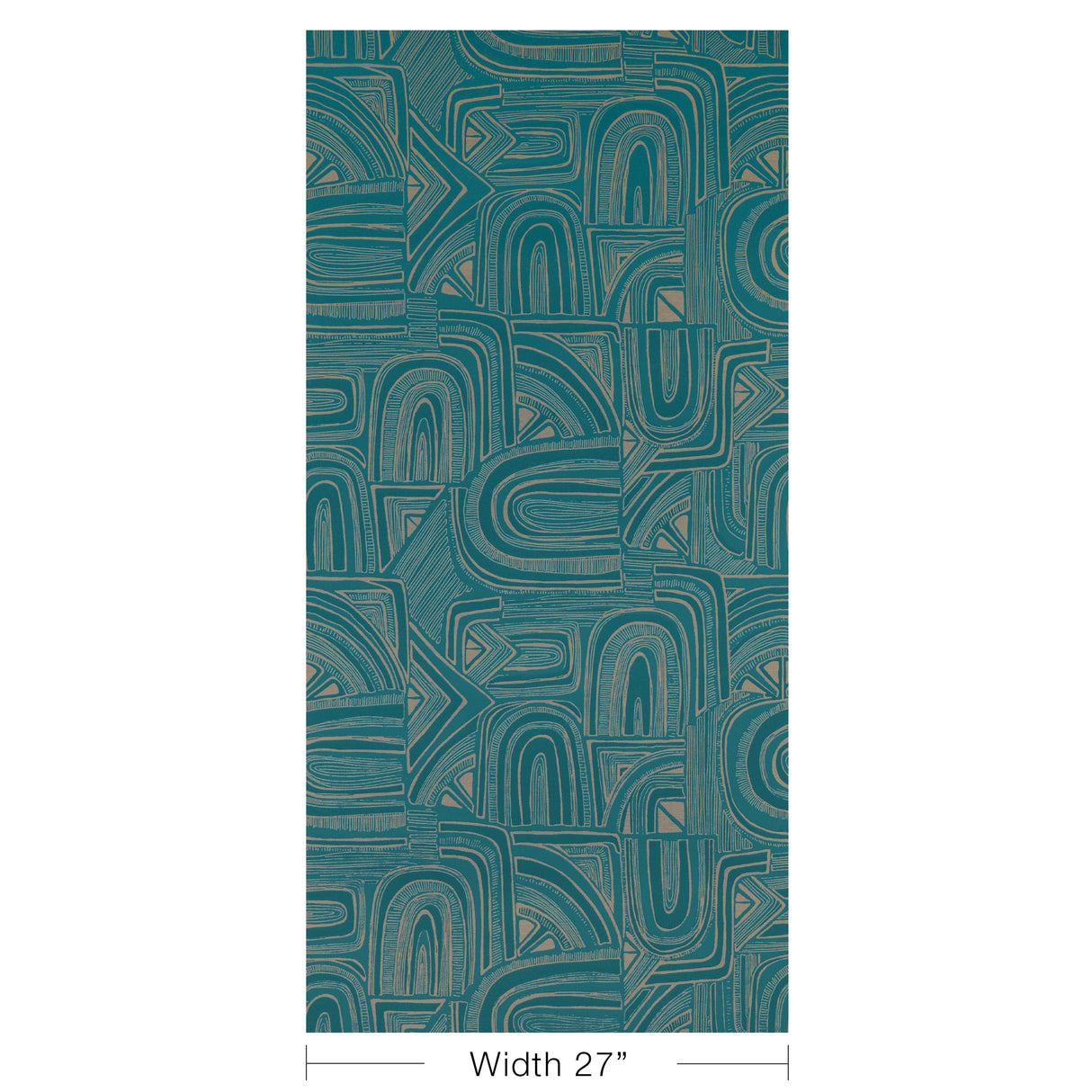Brunschwig & Fils TIMBRE TEAL Wallpaper
