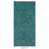 Brunschwig & Fils TIMBRE TEAL Wallpaper