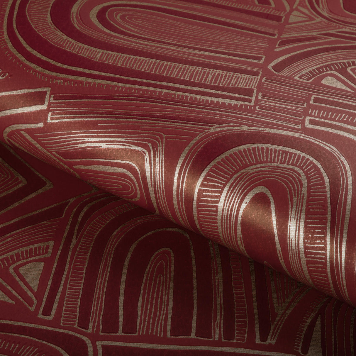 Brunschwig & Fils TIMBRE GARNET Wallpaper