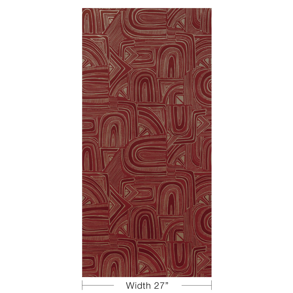 Brunschwig & Fils TIMBRE GARNET Wallpaper