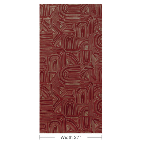 Brunschwig & Fils TIMBRE GARNET Wallpaper