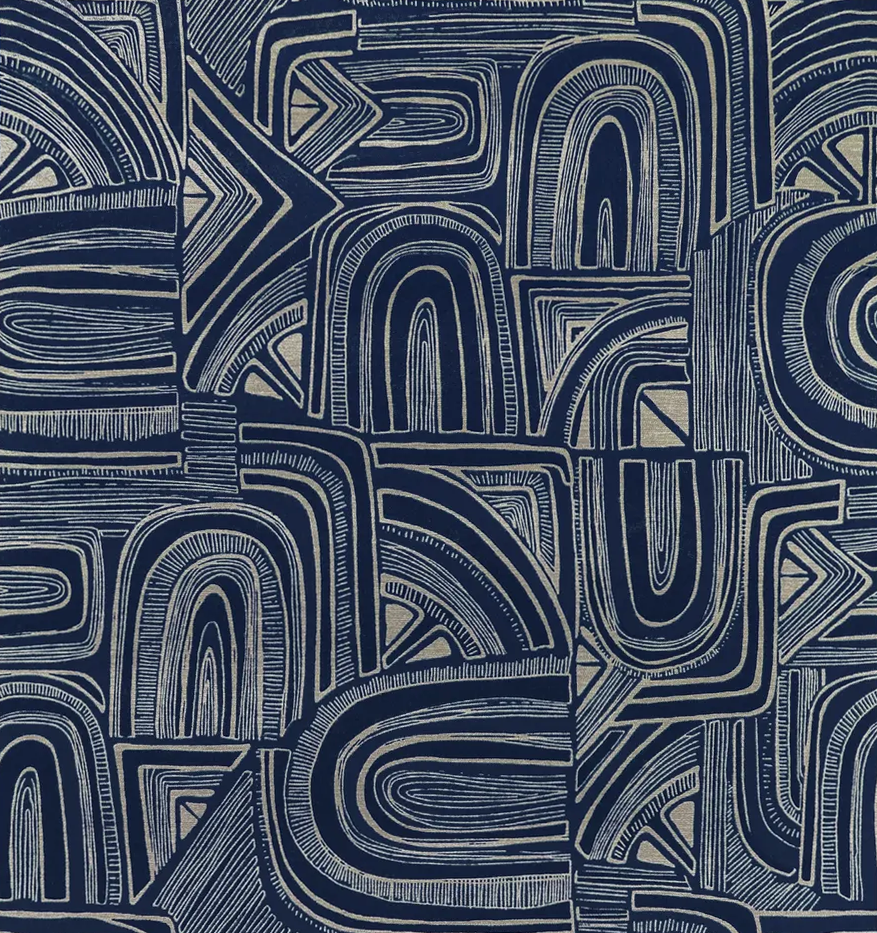 Brunschwig & Fils TIMBRE LAPIS Wallpaper