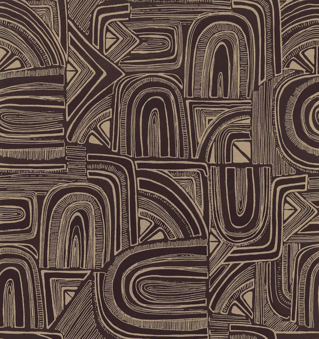 Brunschwig & Fils TIMBRE EBONY Wallpaper