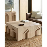 Surya Arwyn ARWN-001 Brown 18"H x 22"W x 22"D Furniture