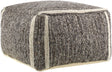 Surya Derby DRPF-004 14"H x 24"W x 24"D Pouf