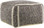 Surya Derby DRPF-004 14"H x 24"W x 24"D Pouf