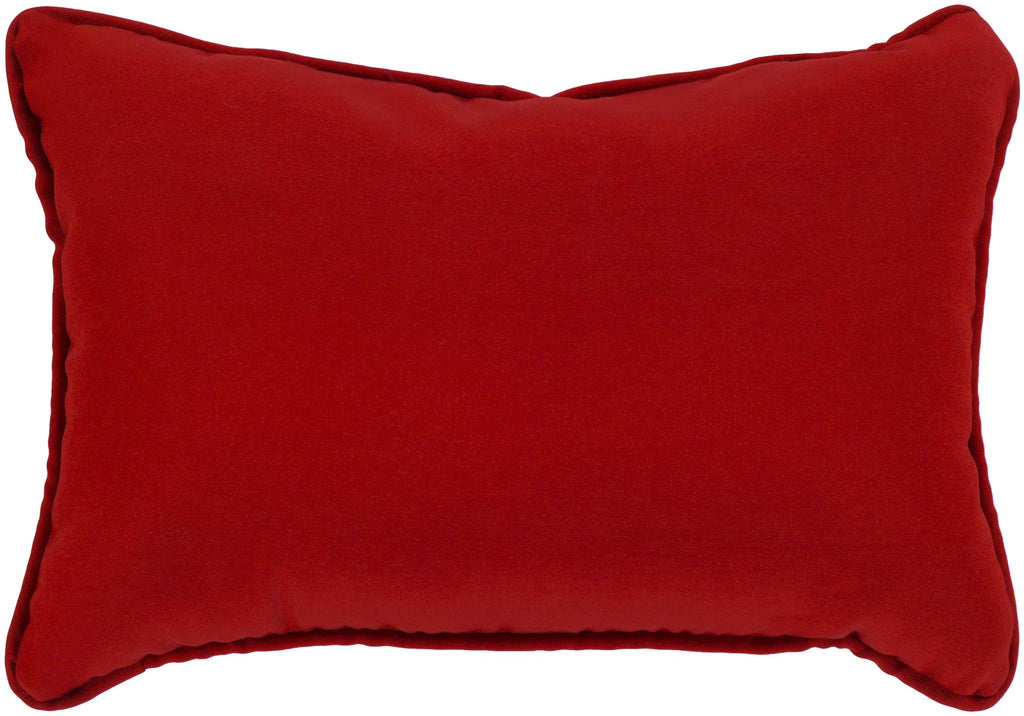 Surya Essien EI-006 Red 13"H x 19"W Pillow Cover