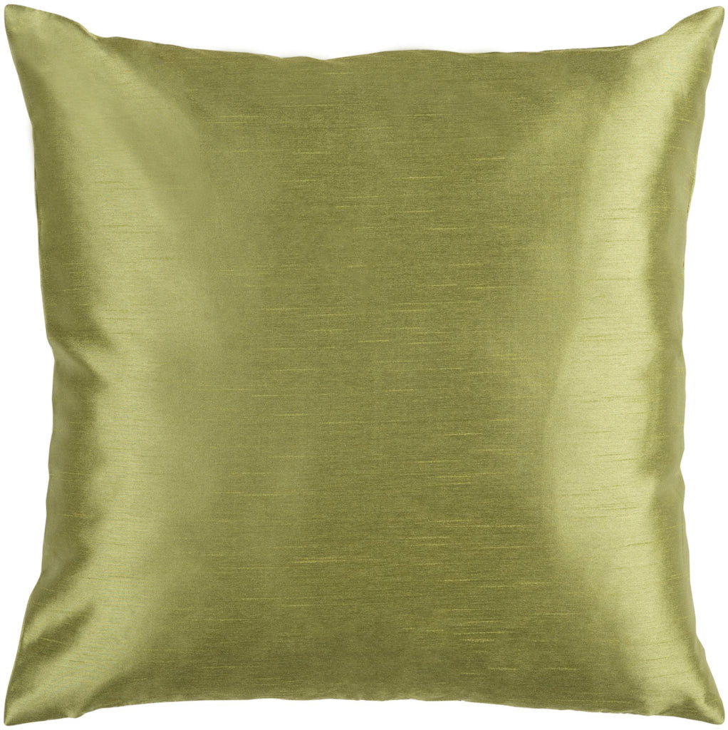 Surya Solid Luxe HH-043 Olive 22"H x 22"W Pillow Cover