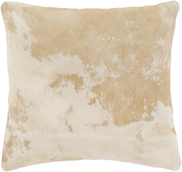 Surya Kansas KAA-002 Beige Brown 20"H x 20"W Pillow Cover