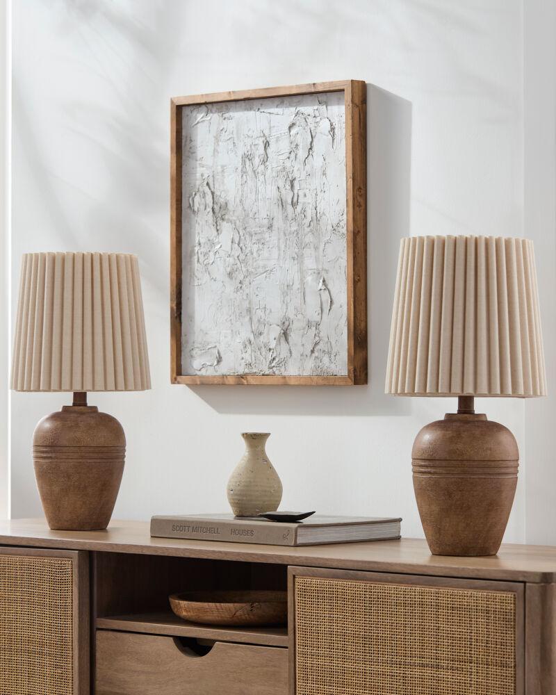 Livabliss Kakisa KKS-001 19"H x 9"W x 9"D Table Lighting