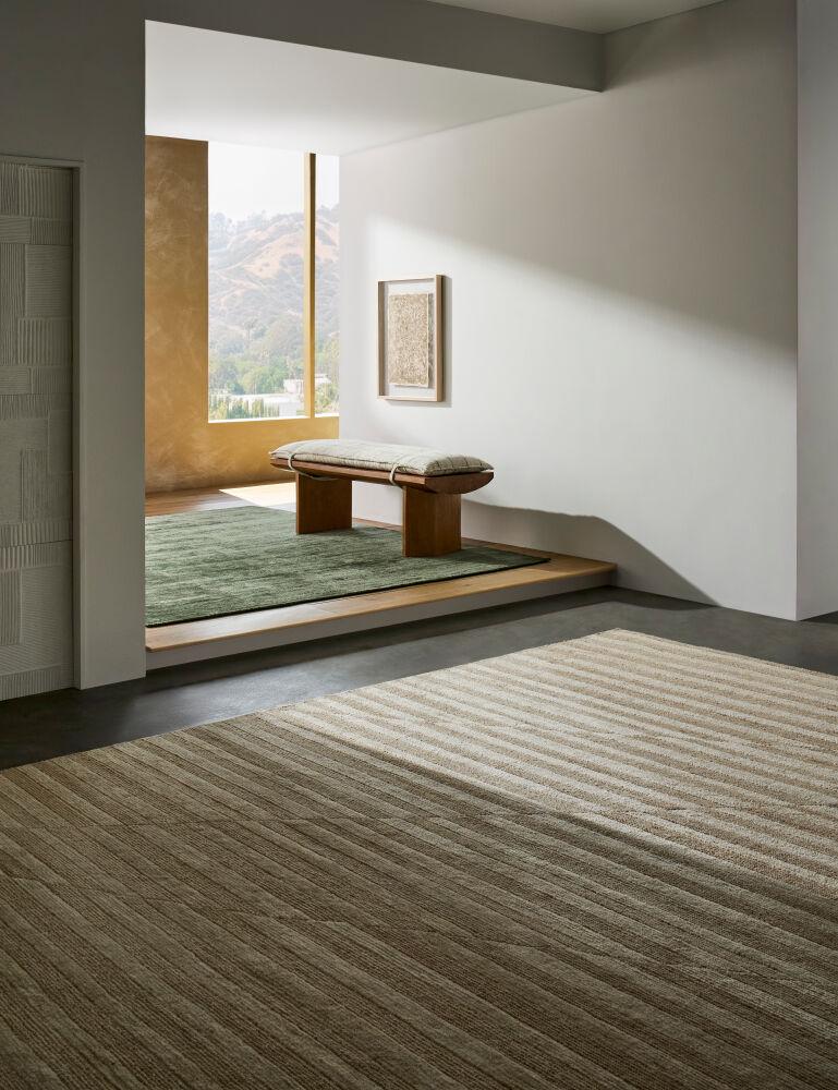 Surya Miro MIRO-001 18"H x 60"W x 20"D Bench/Ottoman/Stool