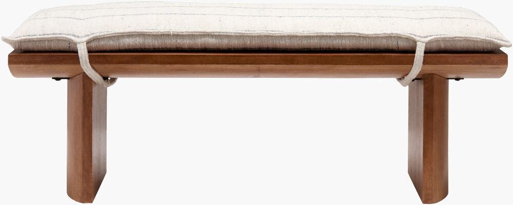 Surya Miro MIRO-001 18"H x 60"W x 20"D Bench/Ottoman/Stool