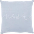 Surya Motto MTT-002 20"H x 20"W Pillow Cover