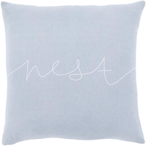 Surya Motto MTT-002 20"H x 20"W Pillow Cover
