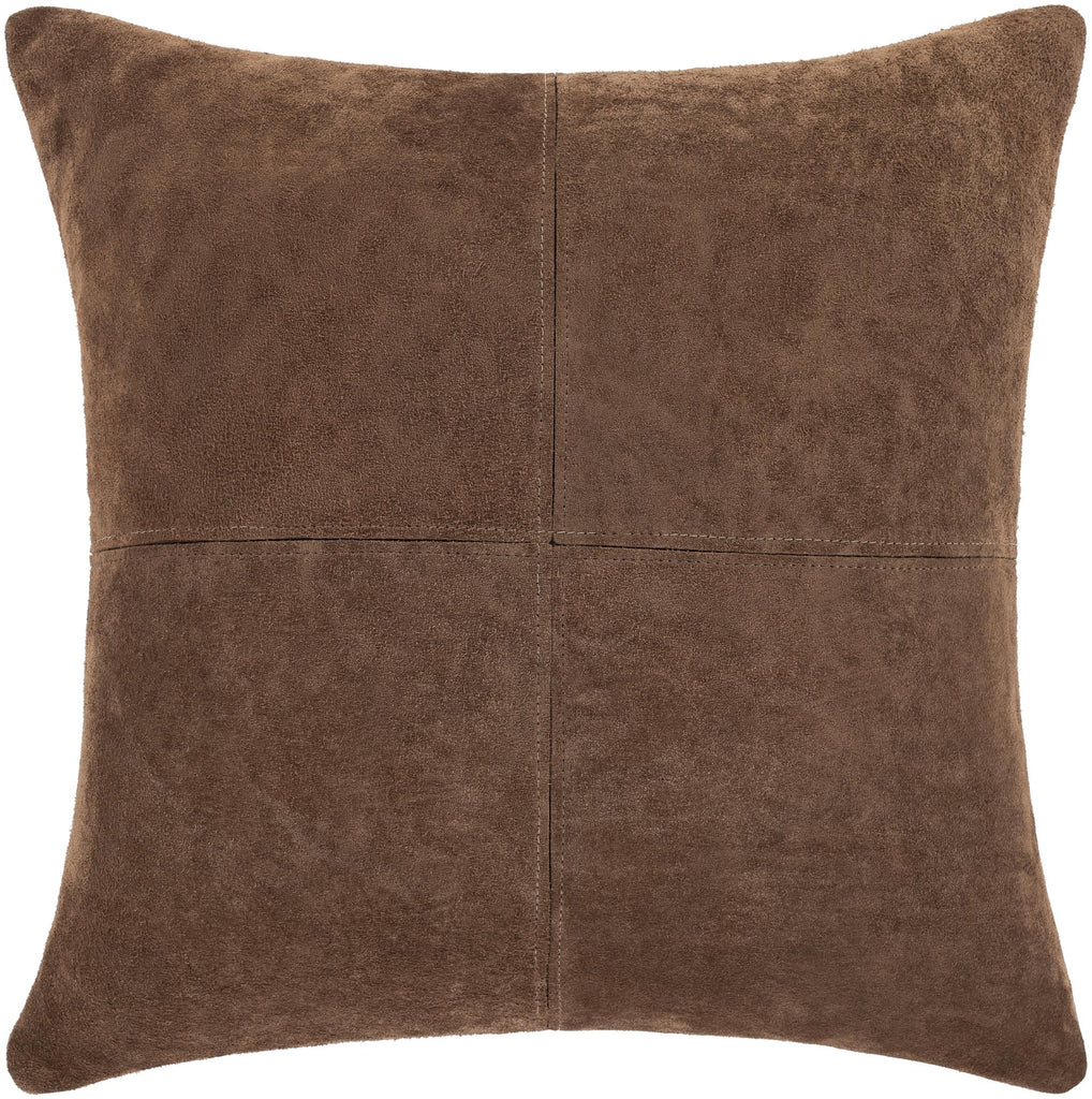 Surya Manitou MTU-004 Dark Brown 20"H x 20"W Pillow Cover