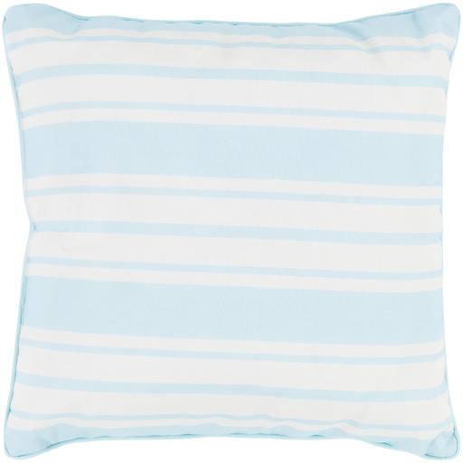 Surya Nautical Stripe NS-002 20"H x 20"W Pillow Cover
