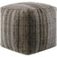 Surya Mudcloth UDPF-001 18"H x 18"W x 18"D Pouf