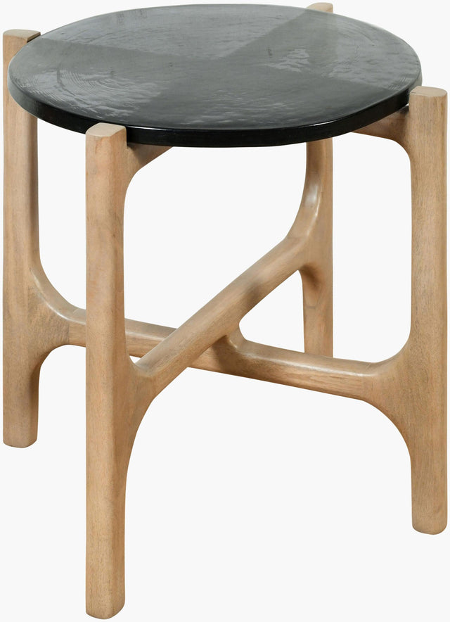 Surya Weller WELL-001 22"H x 23"W x 23"D Accent Table