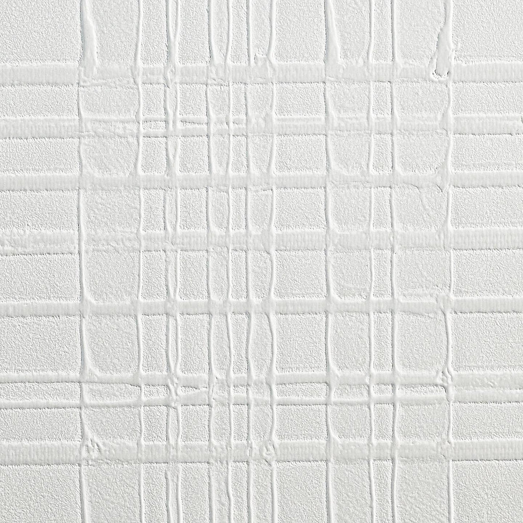 Phillip Jeffries Vinyl Gridwork Wireframe White Wallpaper
