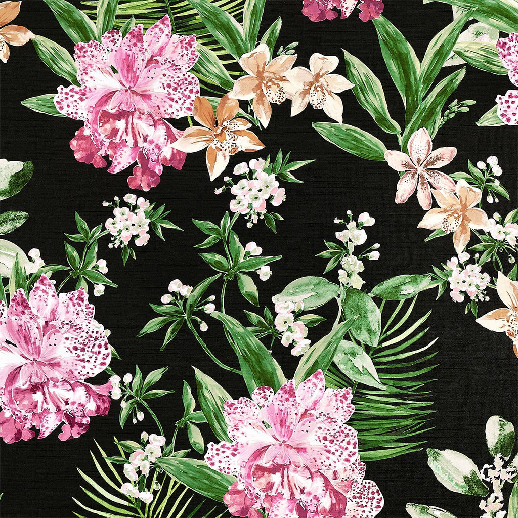 Phillip Jeffries NEW - Aloha Orchids Tropical Spritz Wallpaper