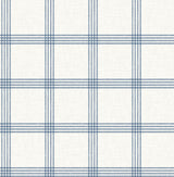Brewster Home Fashions Plaids Denim Wallpaper