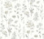 Brewster Home Fashions Flowers Light Grey Wallpaper