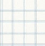 Brewster Home Fashions Plaids Light Blue Wallpaper