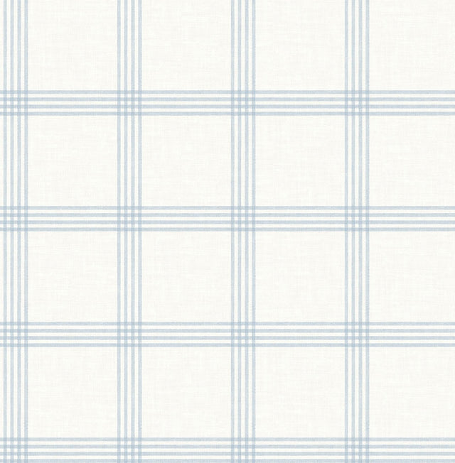 Brewster Home Fashions Plaids Light Blue Wallpaper