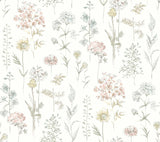 Brewster Home Fashions Flowers Pastel Wallpaper